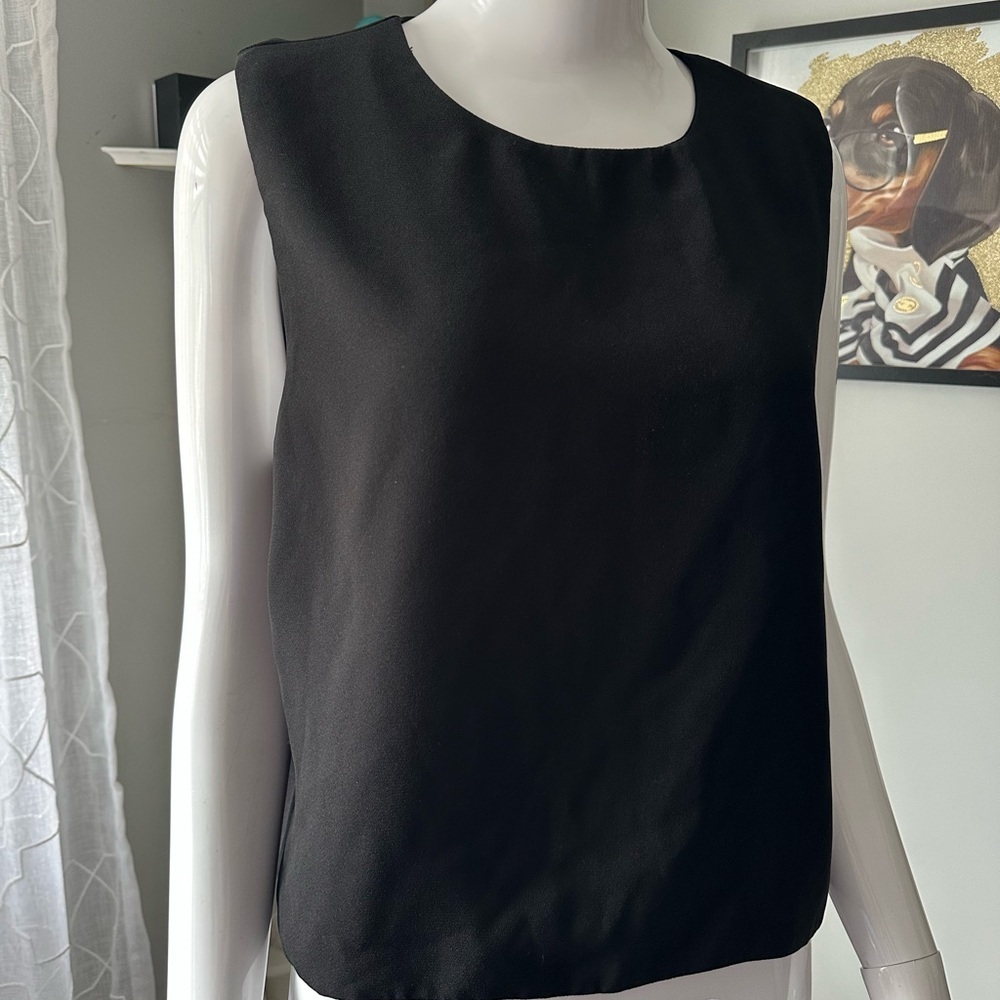 RD Style Black Boxy Tank Top